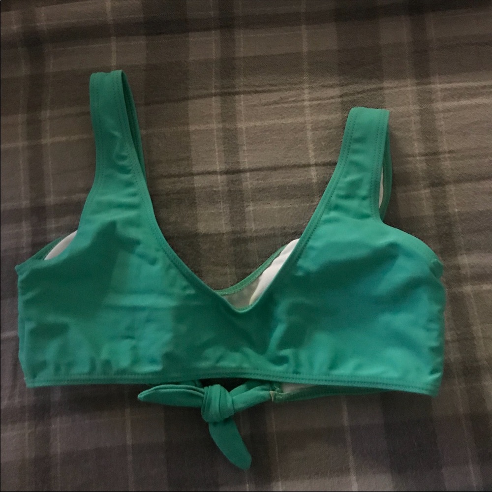 Green swim suit bikini
